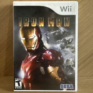 Iron Man (Nintendo Wii, 2008) With Manual‎ TESTED & WORKING